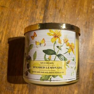 NEW Bath & Body Works Sugared Lemonade Candle